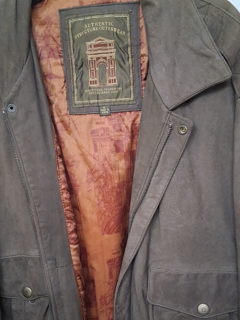 Men's Brown Suede Jacket